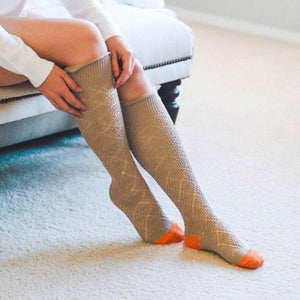 Fashion Girls & Ladies Diamond Design Socks - Moisture Proof - Ailime Designs
