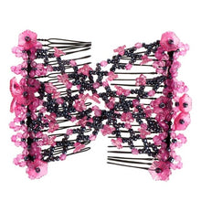Load image into Gallery viewer, Magic Beads Elasticity Double Hair Comb Clip - Ailime Designs