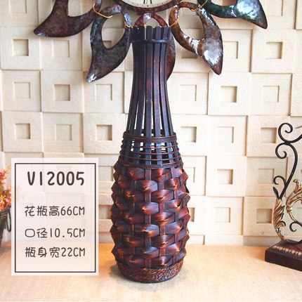 Japanese Classic Large Bamboo Floor Vases - Ailime Designs - Ailime Designs