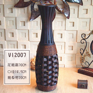 Japanese Classic Large Bamboo Floor Vases - Ailime Designs - Ailime Designs