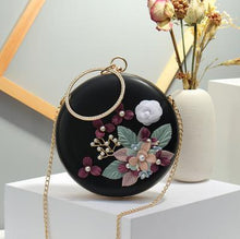 Load image into Gallery viewer, Women&#39;s Flower Design Oval Purses - Ailime Designs - Ailime Designs