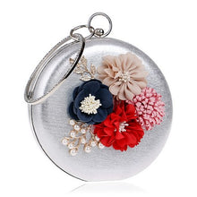 Load image into Gallery viewer, Women&#39;s Small Oval Design Flower Motif Purses - Ailime Designs - Ailime Designs