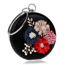 Load image into Gallery viewer, Women&#39;s Small Oval Design Flower Motif Purses - Ailime Designs - Ailime Designs