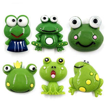 Load image into Gallery viewer, 6 pc/Set Frogs Redesigned Small Replicas Magnet Creations - Ailime Designs