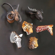 Load image into Gallery viewer, Hot Selling Newest Creative Wild Animal Head Magnet Magnetic Clasp Is Not Afraid To Drop Stereoscopic PVC Refrigerator Sticke - Ailime Designs