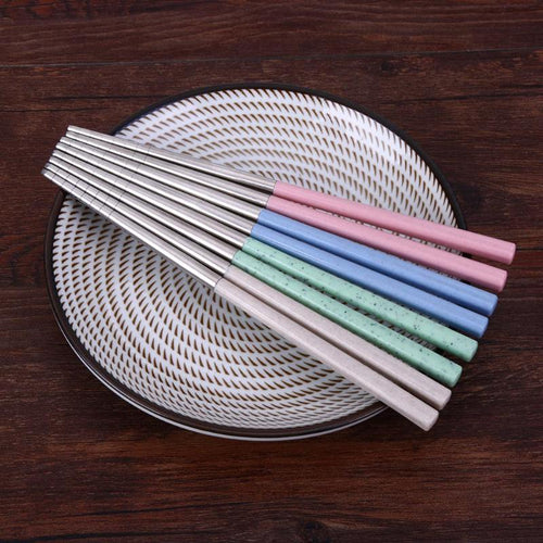 Stainless Steel Chopsticks Tableware  - Chinese Dinnerware Accessories - Ailime Designs