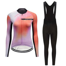 Load image into Gallery viewer, Women&#39;s Cycling Jersey 2Pc/Set - Women’s Stretch Lycra Sport Pants - Ailime Designs