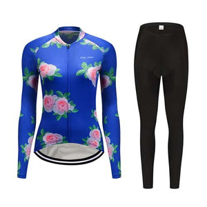 Women's Cycling Jersey 2Pc/Set - Women’s Stretch Lycra Sport Pants - Ailime Designs