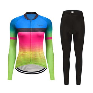 Sports Cycling 2Pc Jersey Sets - Women’s Stretch Lycra Workout Pants - Ailime Designs