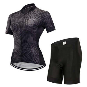 Short Sleeves Zipper Front Top & Romper Shorts 2Pc/Sets- Women’s Stretch Lycra Workout Pants - Ailime Designs