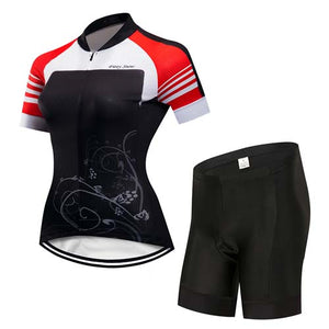 Short Sleeves Zipper Front Top & Romper Shorts 2Pc/Sets- Women’s Stretch Lycra Workout Pants - Ailime Designs