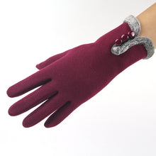 Load image into Gallery viewer, Elegant Gloves - Women&#39;s Three Button Winter Gloves - Ailime Designs