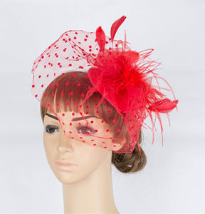 Top-Off Style Wearing These Famous Veil Design Fasinator Hats - Ailime Designs