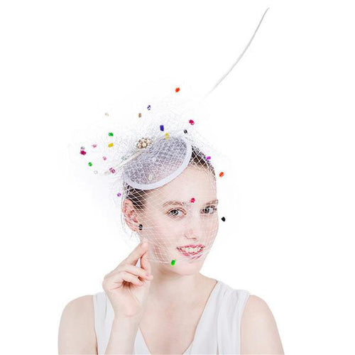 Stylish Polka Dot Colorful Veil Headbands For Any Special Occasion - Ailime Designs