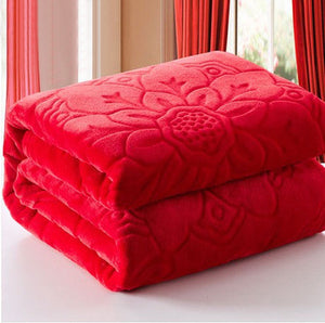 Winter Thick Warm Embossed Blankets - Ailime Designs
