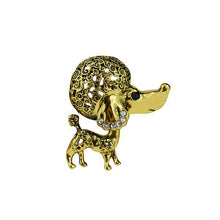 Load image into Gallery viewer, Poodle Rhinestone Pin Brooches - Ailime Designs - Ailime Designs