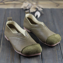 Load image into Gallery viewer, Women&#39;s Genuine Leather Skin Square Toe Loafers - Ailime Designs