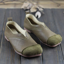 Load image into Gallery viewer, Women&#39;s Genuine Leather Skin Square Toe Loafers - Ailime Designs