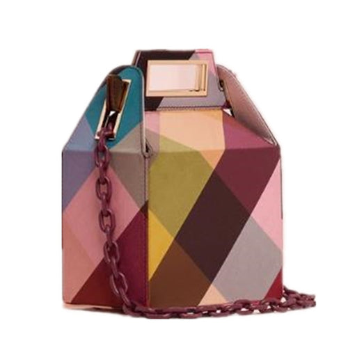 Women's Stylish Box Design Shoulder Bags - Ailime Designs - Ailime Designs