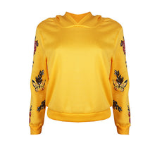 Load image into Gallery viewer, Butterflies Embroidered Women&#39;s Stylish Sweatshirt Hoodies - Ailime Designs