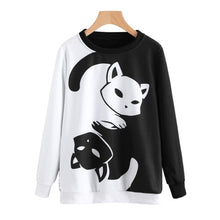 Load image into Gallery viewer, Women&#39; Warm Tops w/ Cat Motifs - Ailime Designs