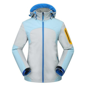 Two-toned Soft Shell Ski Jackets - Outdoor Sports Coats