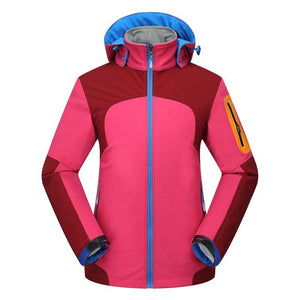 Two-toned Soft Shell Ski Jackets - Outdoor Sports Coats