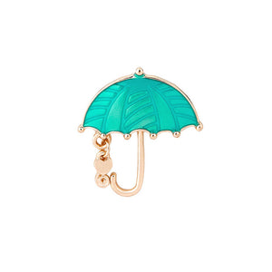 Cute Lovely Enamel Umbrella Pin Brooches - Women Accessories - Ailime Designs