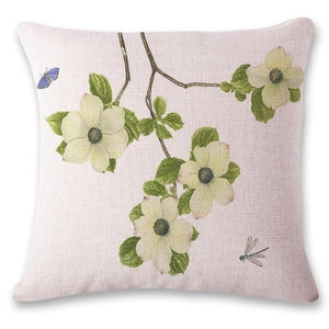 Down Right Beautiful Printed Flower Throw Pillowcases - Ailime Designs