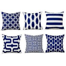 Load image into Gallery viewer, Geometric Decorative Throw Pillowcases
