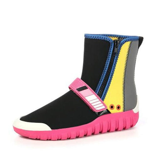 Women’s Stylish Design Block Print Ankle Boots