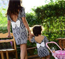 Load image into Gallery viewer, Family Clothing Women &amp; Girl&#39;s V-Back Dresses - Ailime Designs
