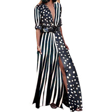 Load image into Gallery viewer, Women&#39;s Casual Style Geometric Design Maxi Dresses