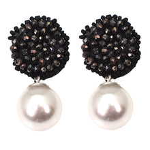 Load image into Gallery viewer, Women&#39;s Simulated Pearl Drop Earrings