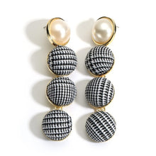 Load image into Gallery viewer, Cool Pom Pom Design Round Drop Earrings - Ailime Designs