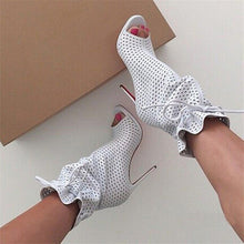 Load image into Gallery viewer, Women&#39;s Mesh Design Ankle Boots