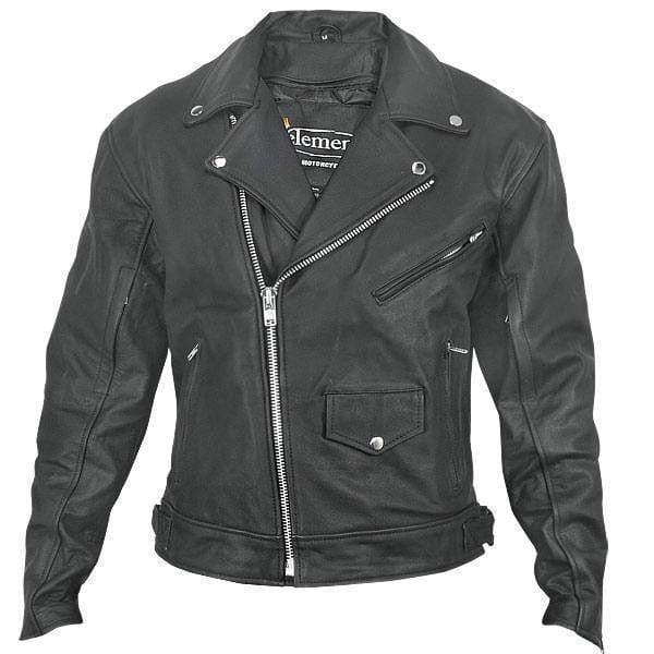 Xelement BXU10580 Men's Matte Black Leather Jacket - Ailime Designs