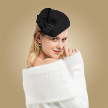 Load image into Gallery viewer, Style Beyond The Palace Wearing These Wool Fascinator Hats - Ailime Designs