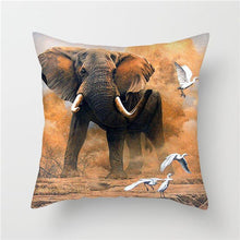 Load image into Gallery viewer, Animal Screen Print Design Throw Pillows