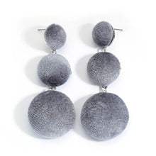 Load image into Gallery viewer, Women&#39;s Triple Button Design Drop  Earrings