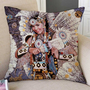 Beautiful Ethnic Women of The World Throw Pillows