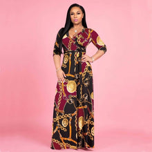 Load image into Gallery viewer, Women&#39;s Cross-wrap Design Maxi Dresses
