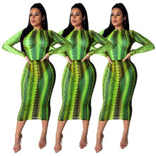 Load image into Gallery viewer, Women&#39;s Sheer Bodycon Style Club Dresses