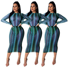 Load image into Gallery viewer, Women&#39;s Sheer Bodycon Style Club Dresses