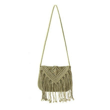 Load image into Gallery viewer, Women&#39;s Straw Messenger Shoulder Bags