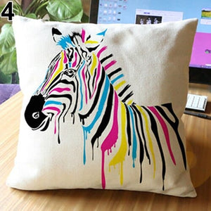 Zebra Print Design Throw Pillows