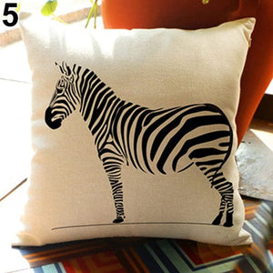 Zebra Print Design Throw Pillows