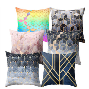 Geometric Design Throw Pillowcases
