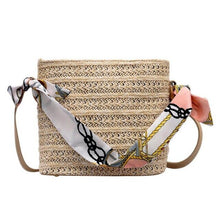 Load image into Gallery viewer, Women&#39;s Straw Design Shoulder Strap Handbags