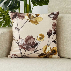 Flower Design Printed Decorative Pillows